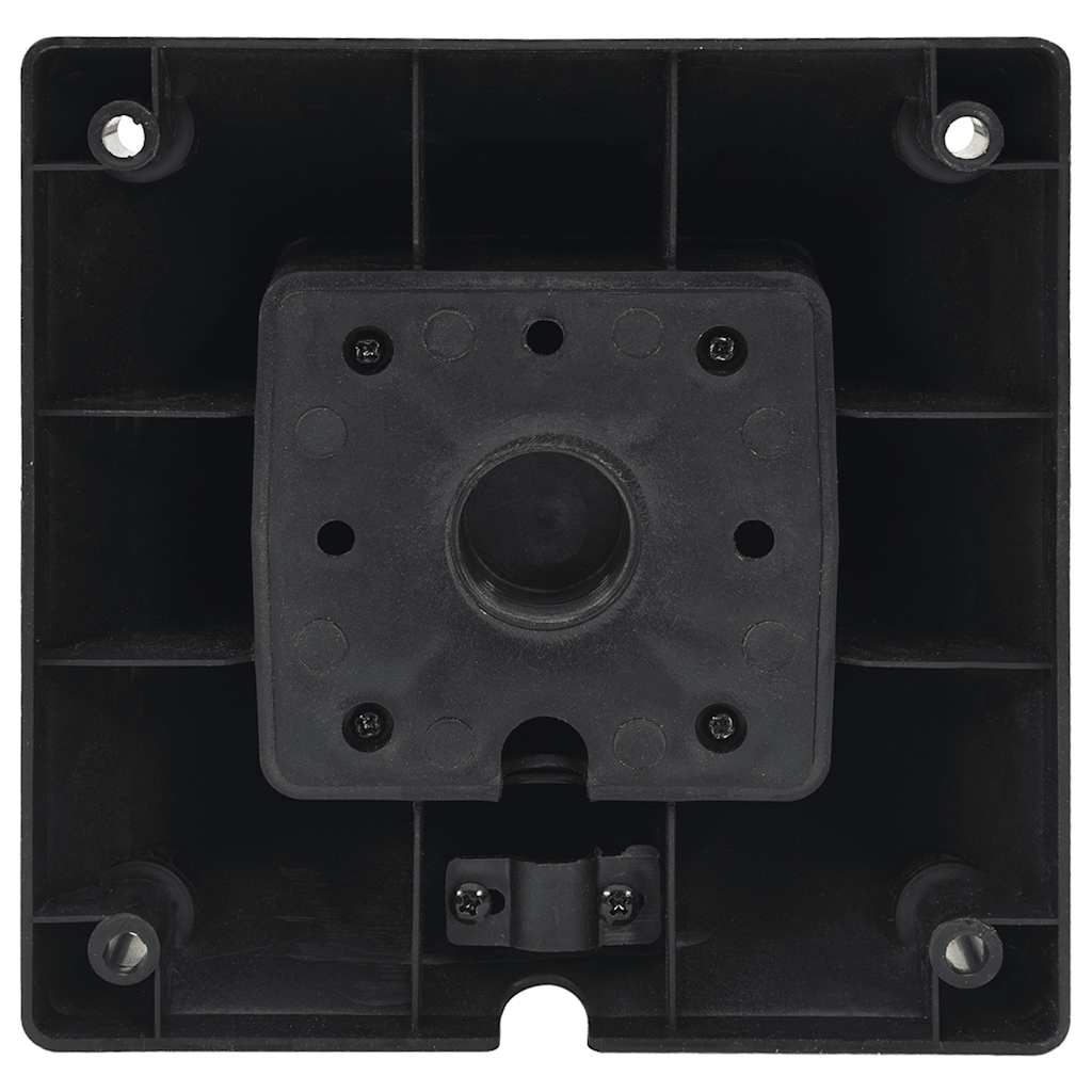 Outdoor Socket Column with Lamp and Spike 2-Way 16x16x39.5 cm