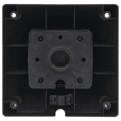 Outdoor Socket Column with Lamp and Spike 2-Way 16x16x39.5 cm
