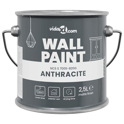 Wall Paint Grey 2.5 L Wall Print