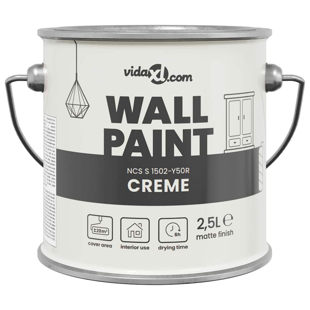 Wall Paint Brown 2.5 L Wall Print