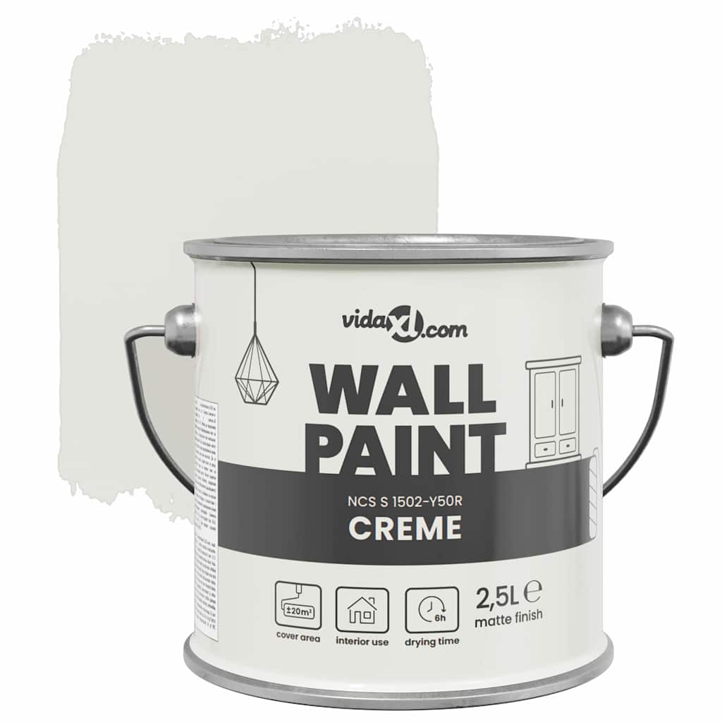 Wall Paint Brown 2.5 L Wall Print