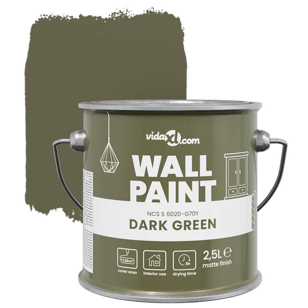 Wall Paint Green 2.5 L Wall Print
