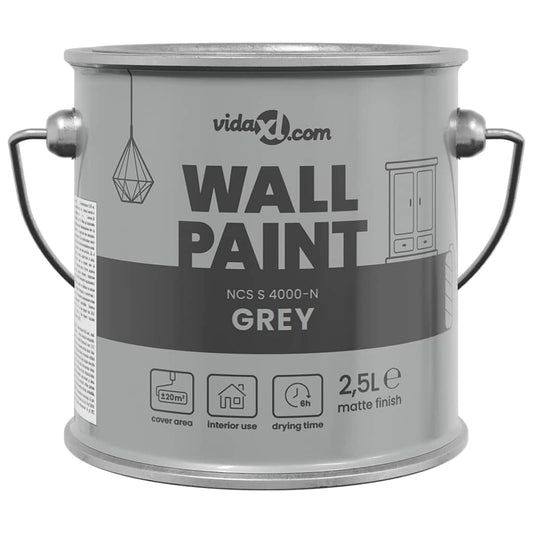 Wall Paint Grey 16.5 x 16.5 x 16 cm Wall Print