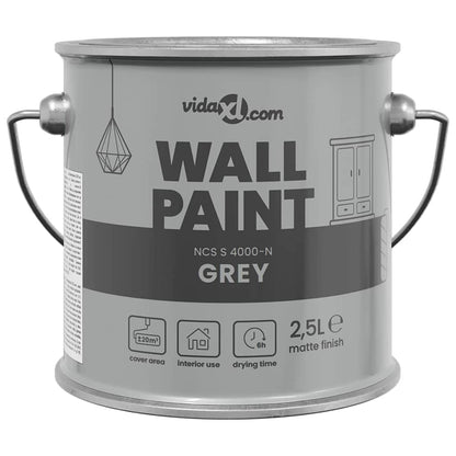 Wall Paint Grey 2.5 L Wall Print