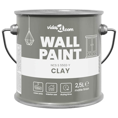 Wall Paint Grey 2.5 L Wall Print