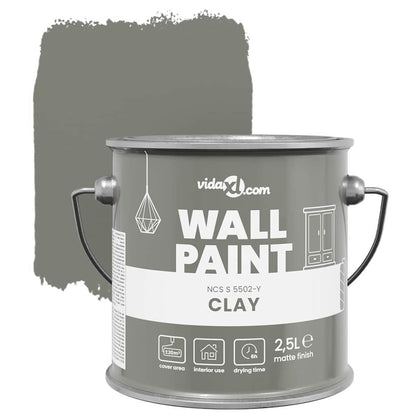 Wall Paint Grey 2.5 L Wall Print