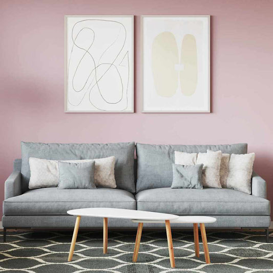 Wall Paint Pink 16.5 x 16.5 x 16 cm Wall Print