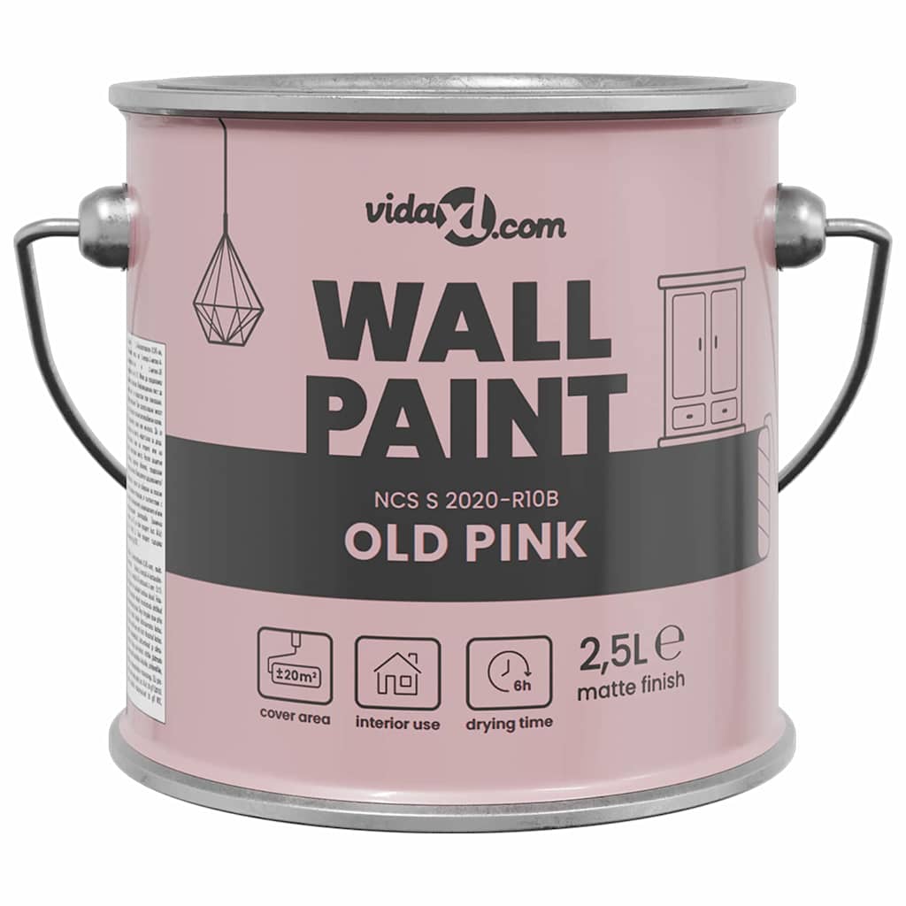 Wall Paint Pink 2.5 L Wall Print