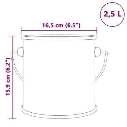 Wall Paint Brown 2.5 L Wall Print