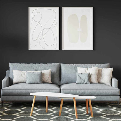 Wall Paint Black 16.5 x 16.5 x 16 cm Wall Print