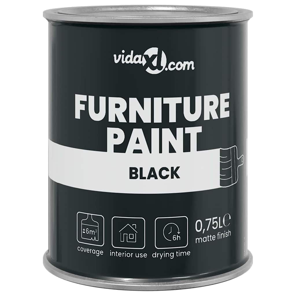 Furniture Paint Black 0.75 L Wall Print