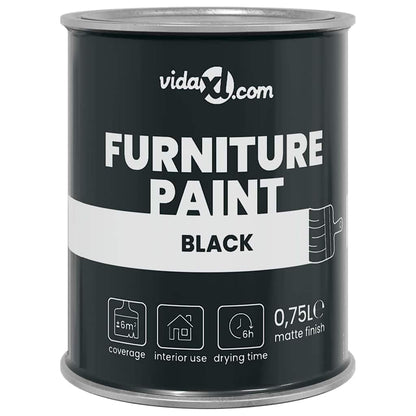 Furniture Paint Black 0.75 L Wall Print