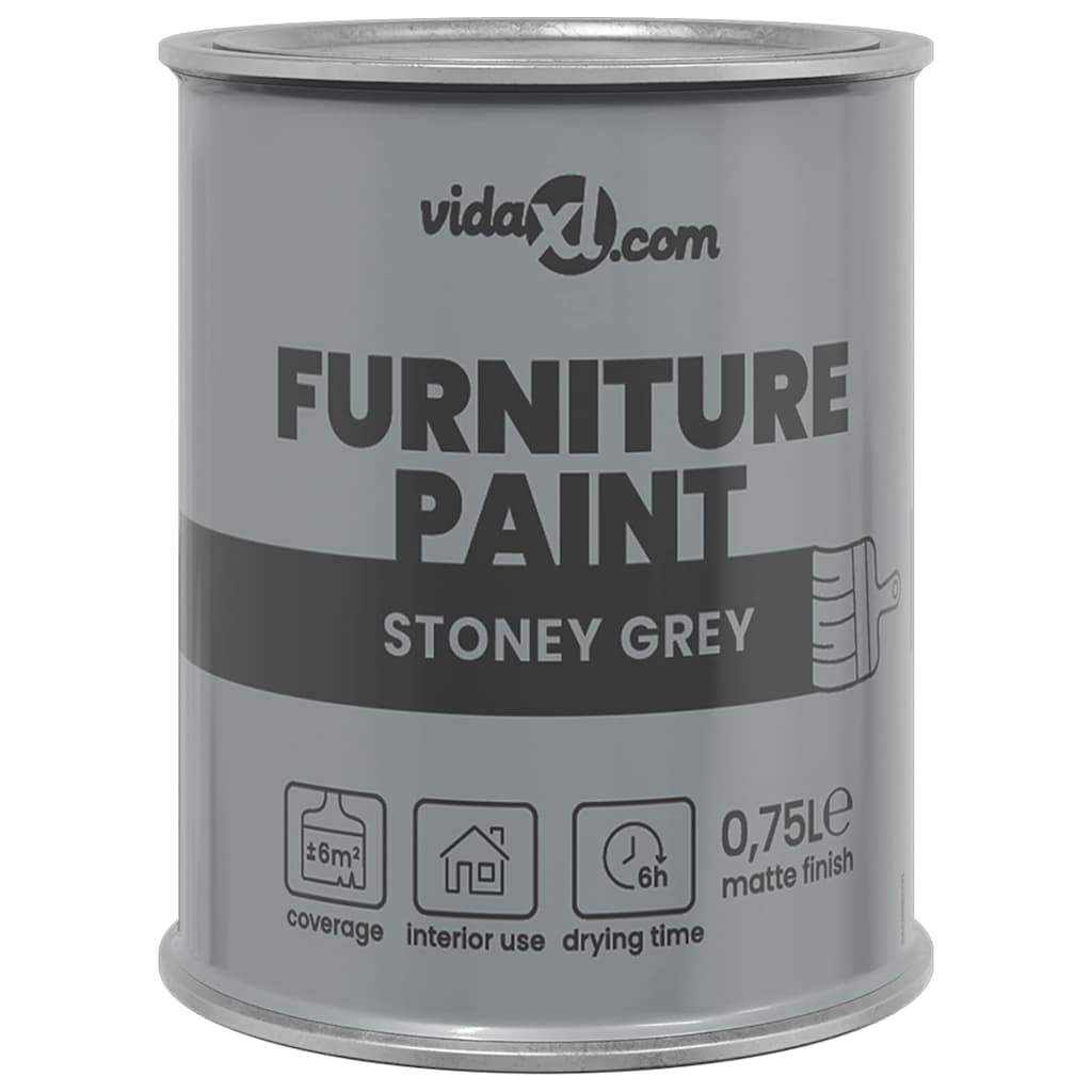 Furniture Paint Grey 10 x 10 x 12 cm Wall Print