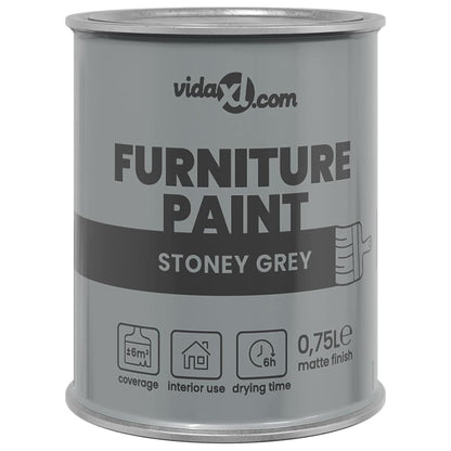 Furniture Paint Grey 0.75 L Wall Print