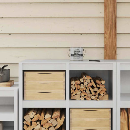 Wood Paint Grey 2.5 L Wall Print