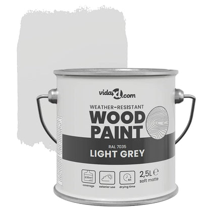 Wood Paint Grey 2.5 L Wall Print