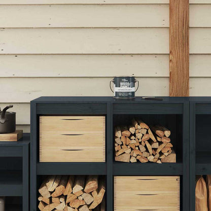 Wood Paint Grey 16.5 x 16.5 x 16 cm Wall Print