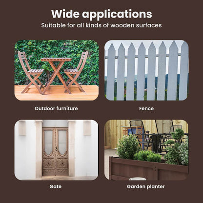 Wood Paint Grey 2.5 L Wall Print