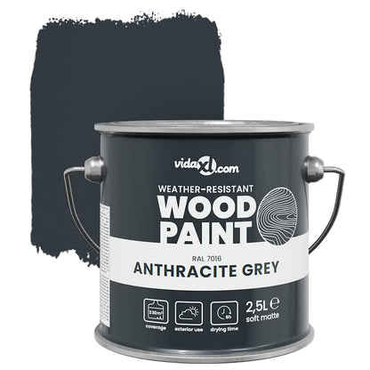 Wood Paint Grey 16.5 x 16.5 x 16 cm Wall Print