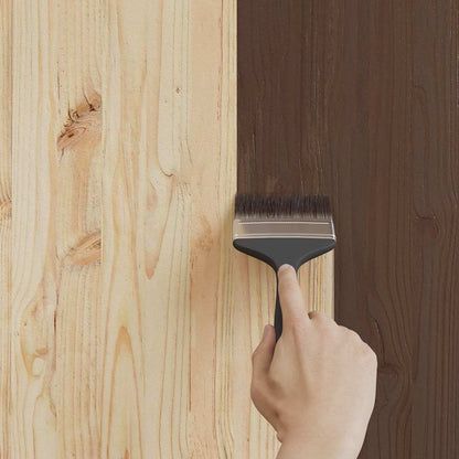 Wood Paint Brown 16.5 x 16.5 x 16 cm Wall Print