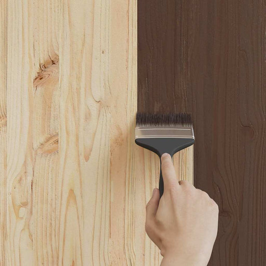 Wood Paint Brown 2.5 L Wall Print