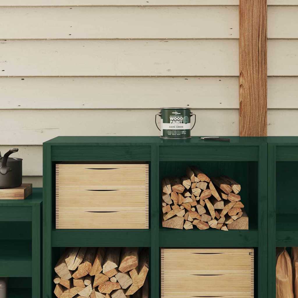 Wood Paint Green 16.5 x 16.5 x 16 cm Wall Print