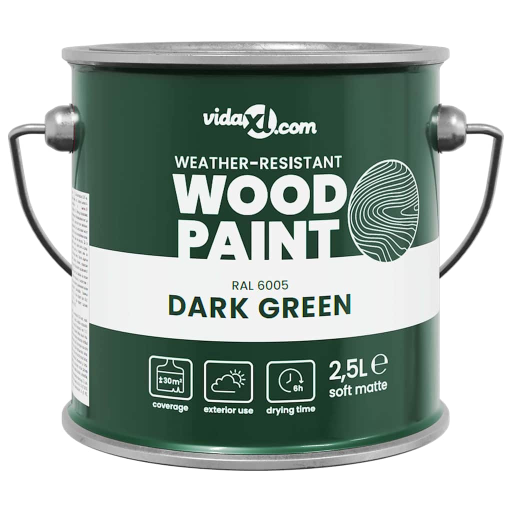 Wood Paint Green 16.5 x 16.5 x 16 cm Wall Print