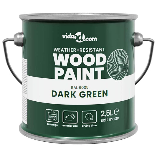 Wood Paint Green 2.5 L Wall Print