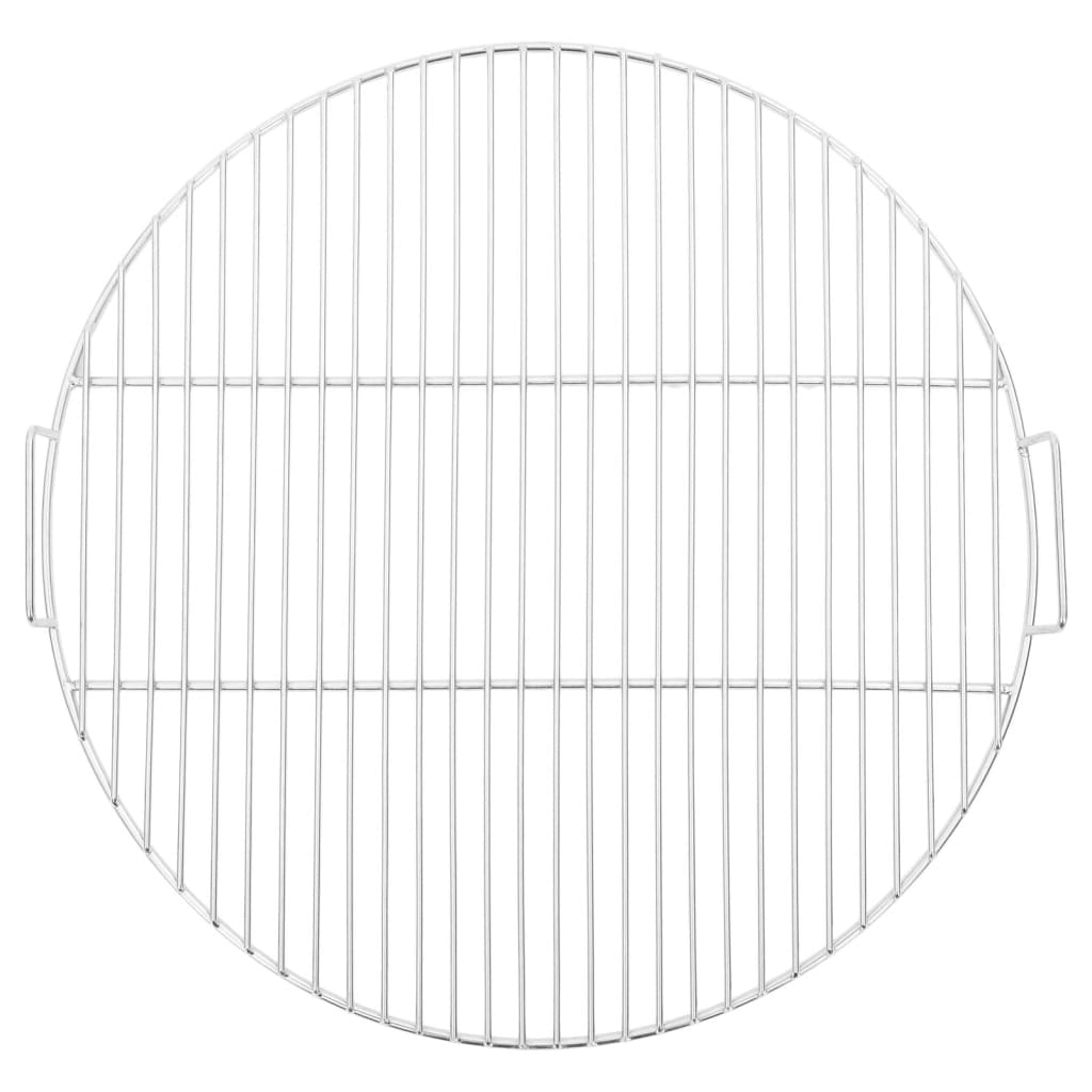 BBQ Grill Grate with Handles Round Ø54 cm 304 Stainless Steel