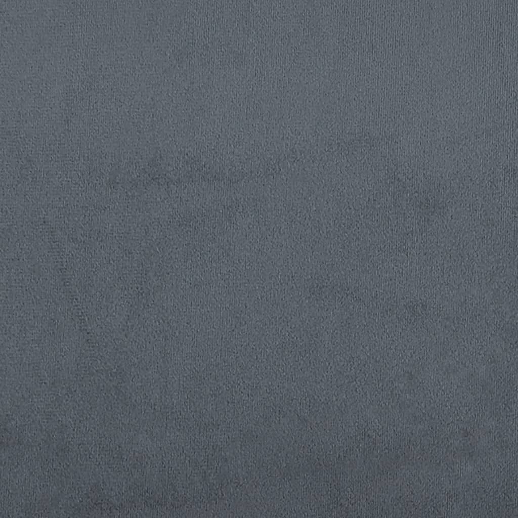 Bed Frame without Mattress Dark Grey 90x190 cm Single Velvet