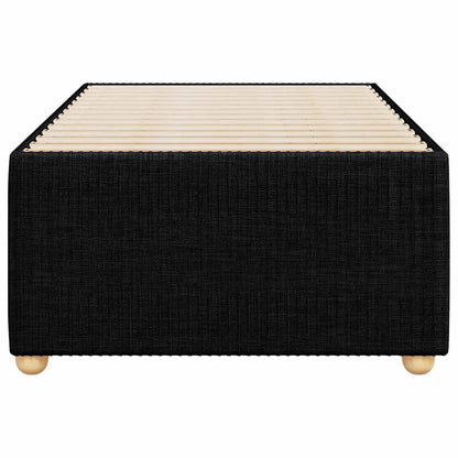 Bed Frame without Mattress Black Single Fabric