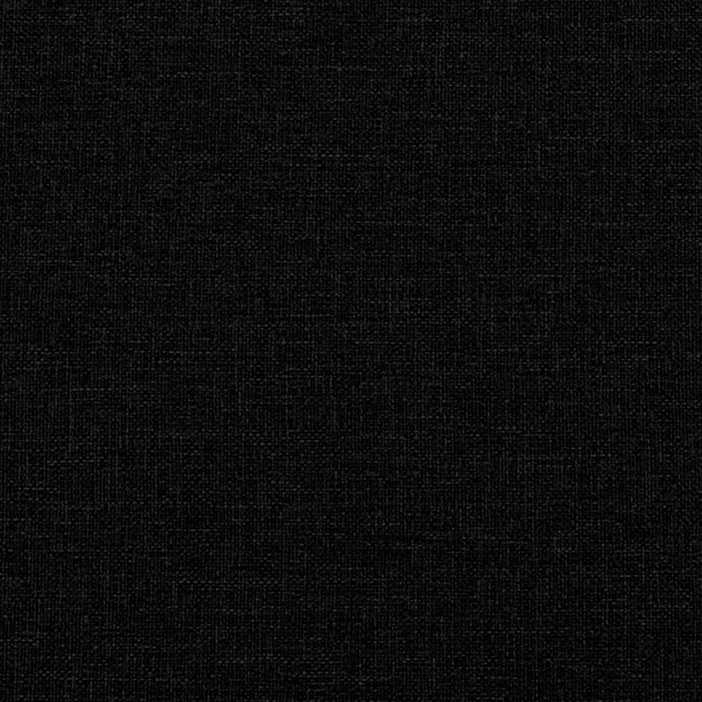 Bed Frame without Mattress Black Super King Fabric