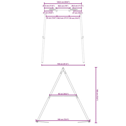 Swing Frame for Outdoor W 156 x H 185 cm
