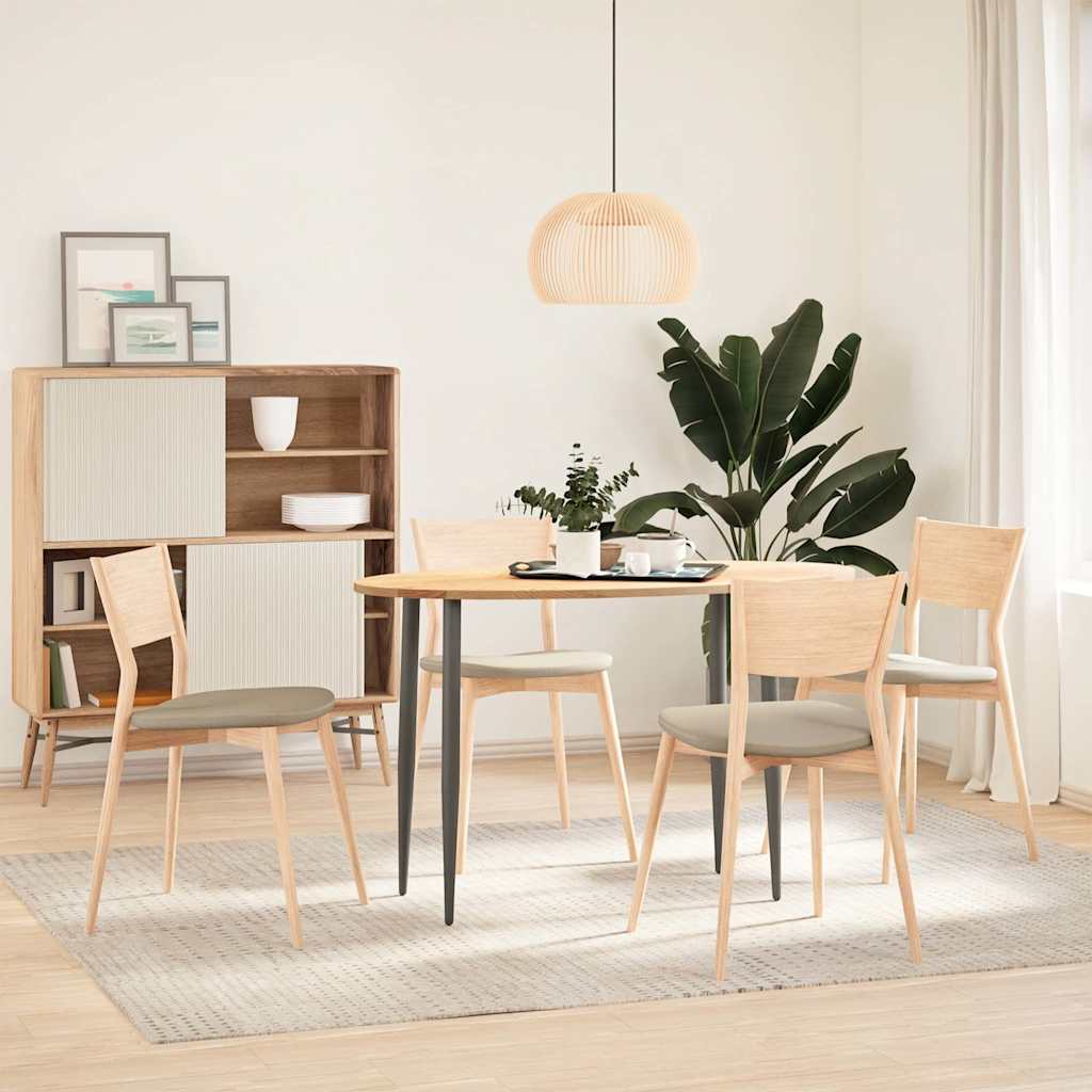 Table Top 120x60x2 cm Solid Wood Oak Oval