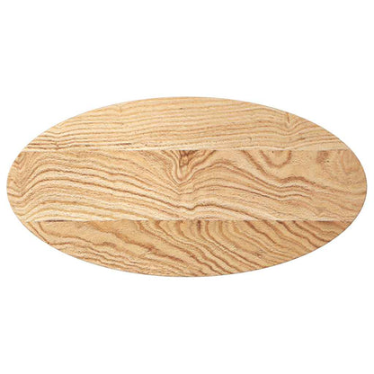Table Top 80x40x4 cm Solid Wood Oak Oval