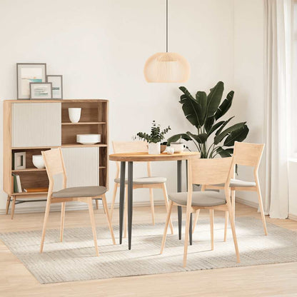 Table Top 80x40x4 cm Solid Wood Oak Oval