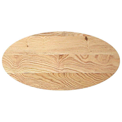 Table Top 100x50x4 cm Solid Wood Oak Oval