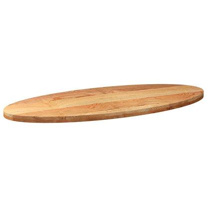 Table Top Light Brown 140x60x4 cm Solid Wood Oak Oval