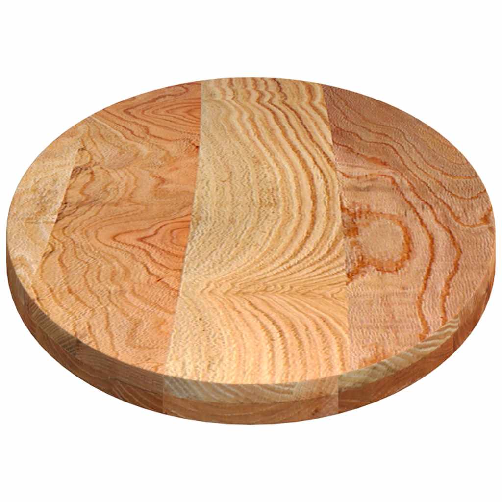 Table Top Light Brown 140x60x4 cm Solid Wood Oak Oval