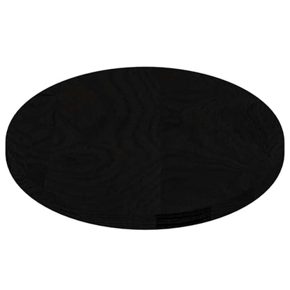 Table Top Dark Brown 80x40x2 cm Solid Wood Oak Oval