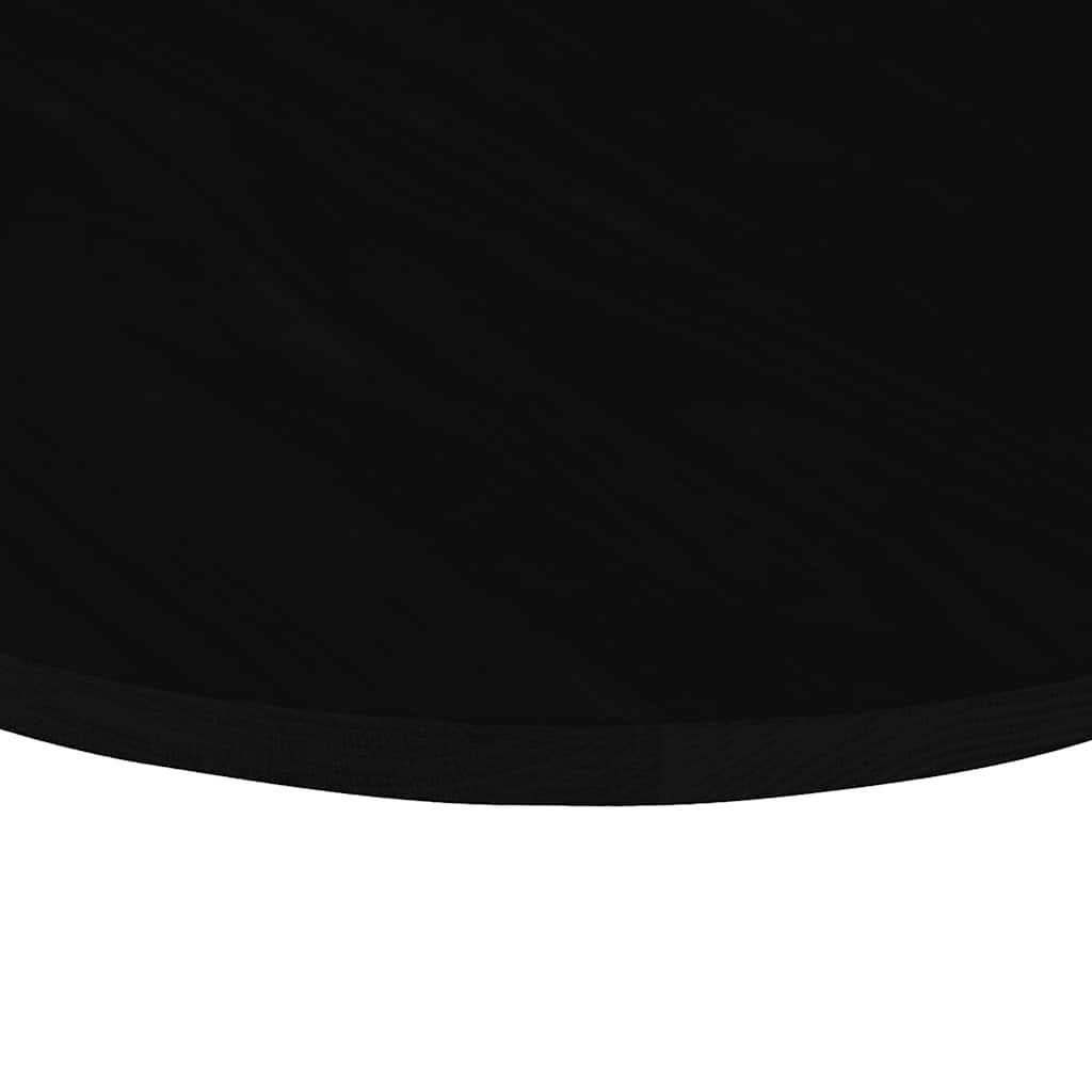 Table Top Dark Brown 80x40x2 cm Solid Wood Oak Oval