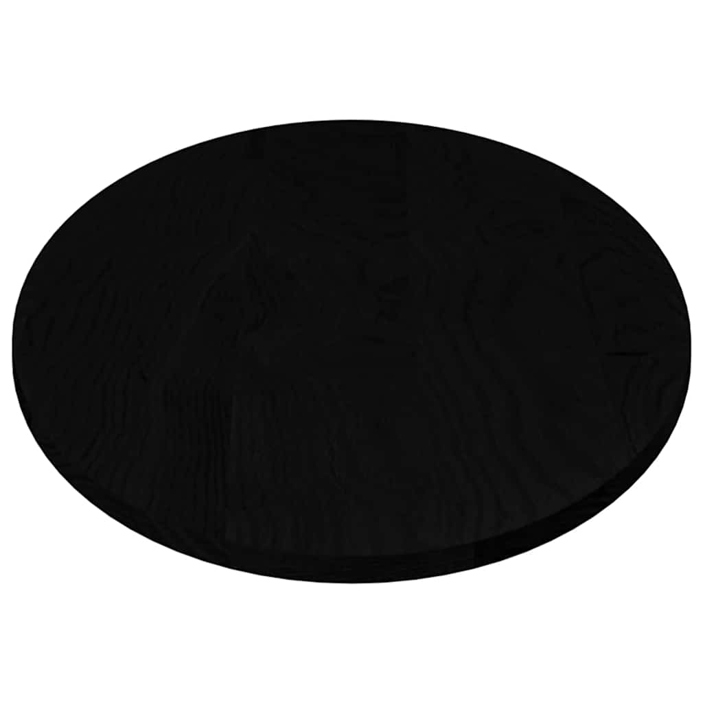 Table Top Dark Brown 140x60x2 cm Solid Wood Oak Oval