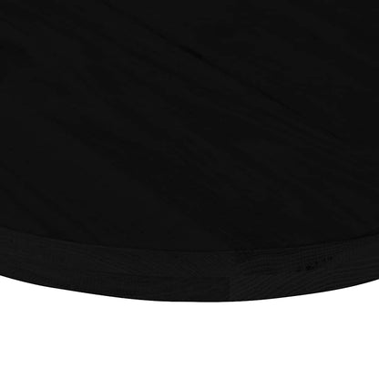 Table Top Dark Brown 140x60x4 cm Solid Wood Oak Oval