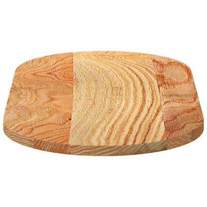Table Top Light Brown 80x40x2 cm Solid Wood Oak Oval