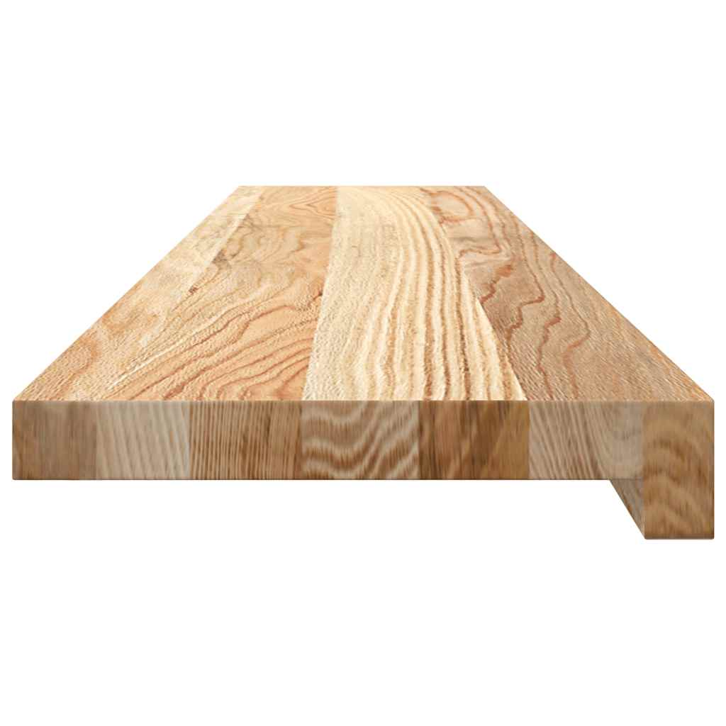 Window Sills 2 pcs Untreated 100x20x2 cm Solid Wood Oak