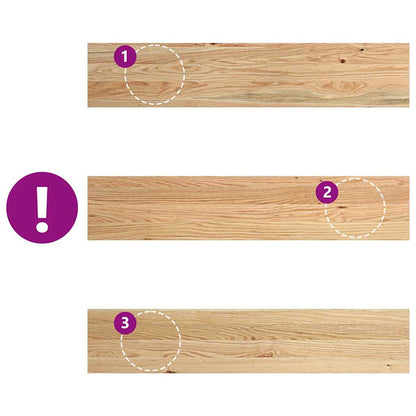 Window Sills 2 pcs Untreated 100x20x2 cm Solid Wood Oak