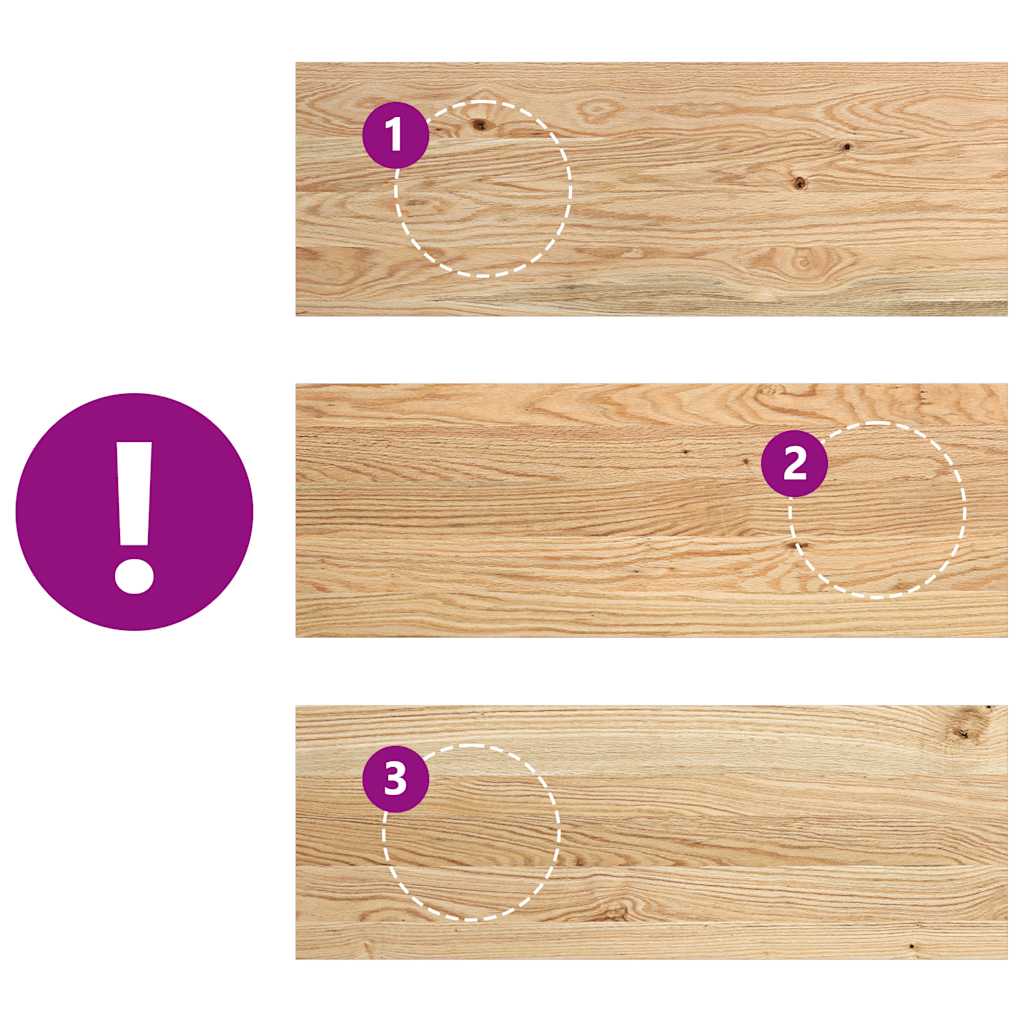 Window Sills 2 pcs Untreated 70x25x2 cm Solid Wood Oak