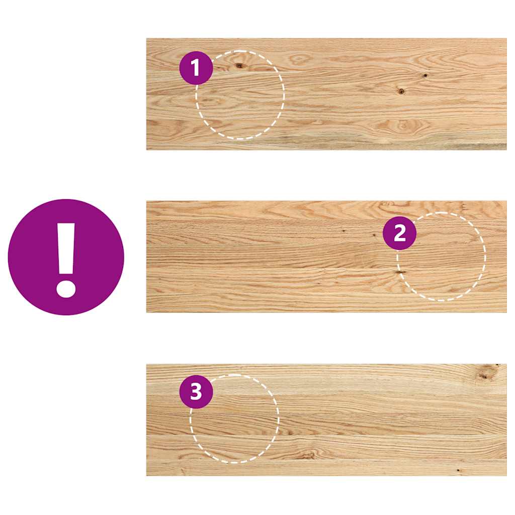 Window Sills 2 pcs Untreated 80x25x2 cm Solid Wood Oak