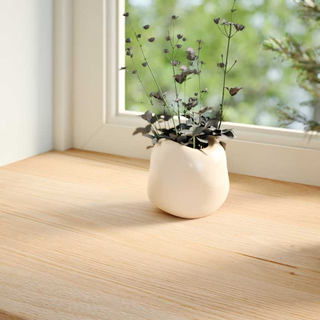 Window Sills 2 pcs Untreated 90x25x2 cm Solid Wood Oak