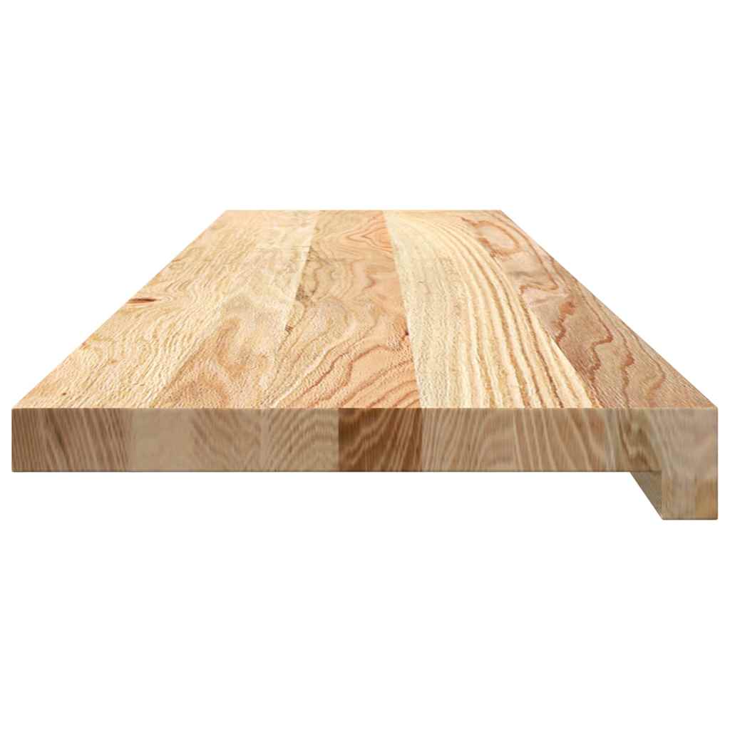Window Sills 2 pcs Untreated 100x25x2 cm Solid Wood Oak